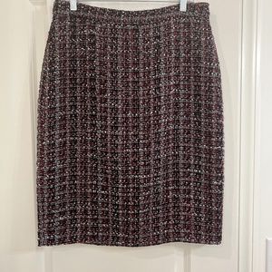 Versona Accessories Career Business Textured Fully Lined Skirt--Size 12